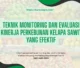 Penggunaan aplikasi dan teknologi monitoring
