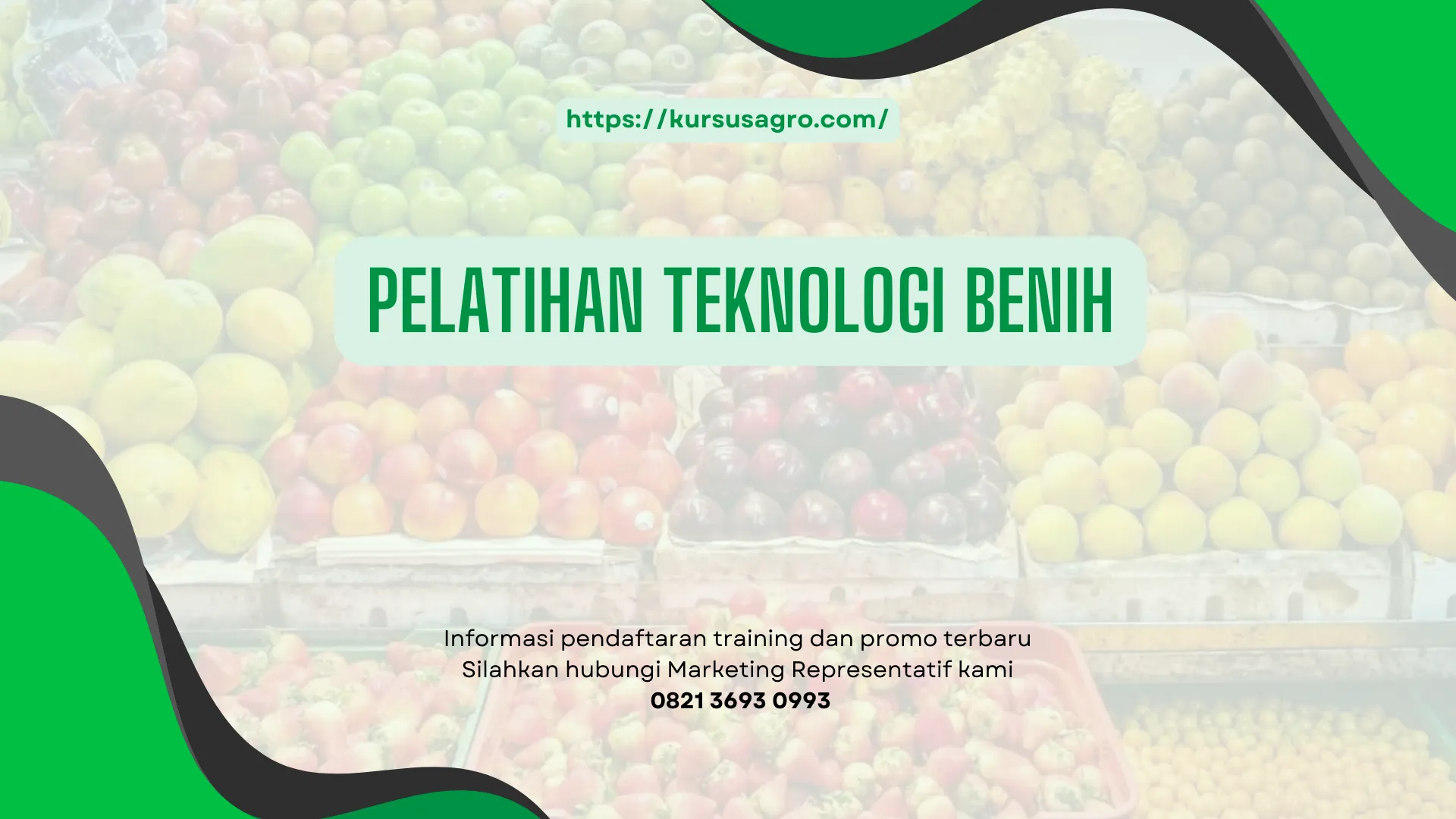 PELATIHAN PELATIHAN TEKNOLOGI BENIH JAKARTA