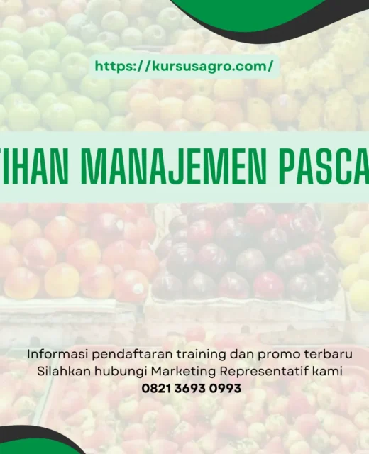 PELATIHAN PELATIHAN MANAJEMEN PASCAPANEN JAKARTA