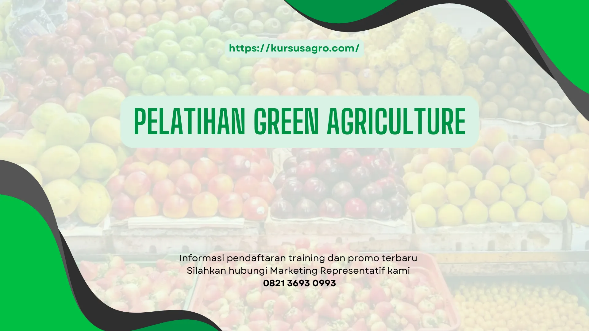 PELATIHAN PELATIHAN GREEN AGRICULTURE JAKARTA