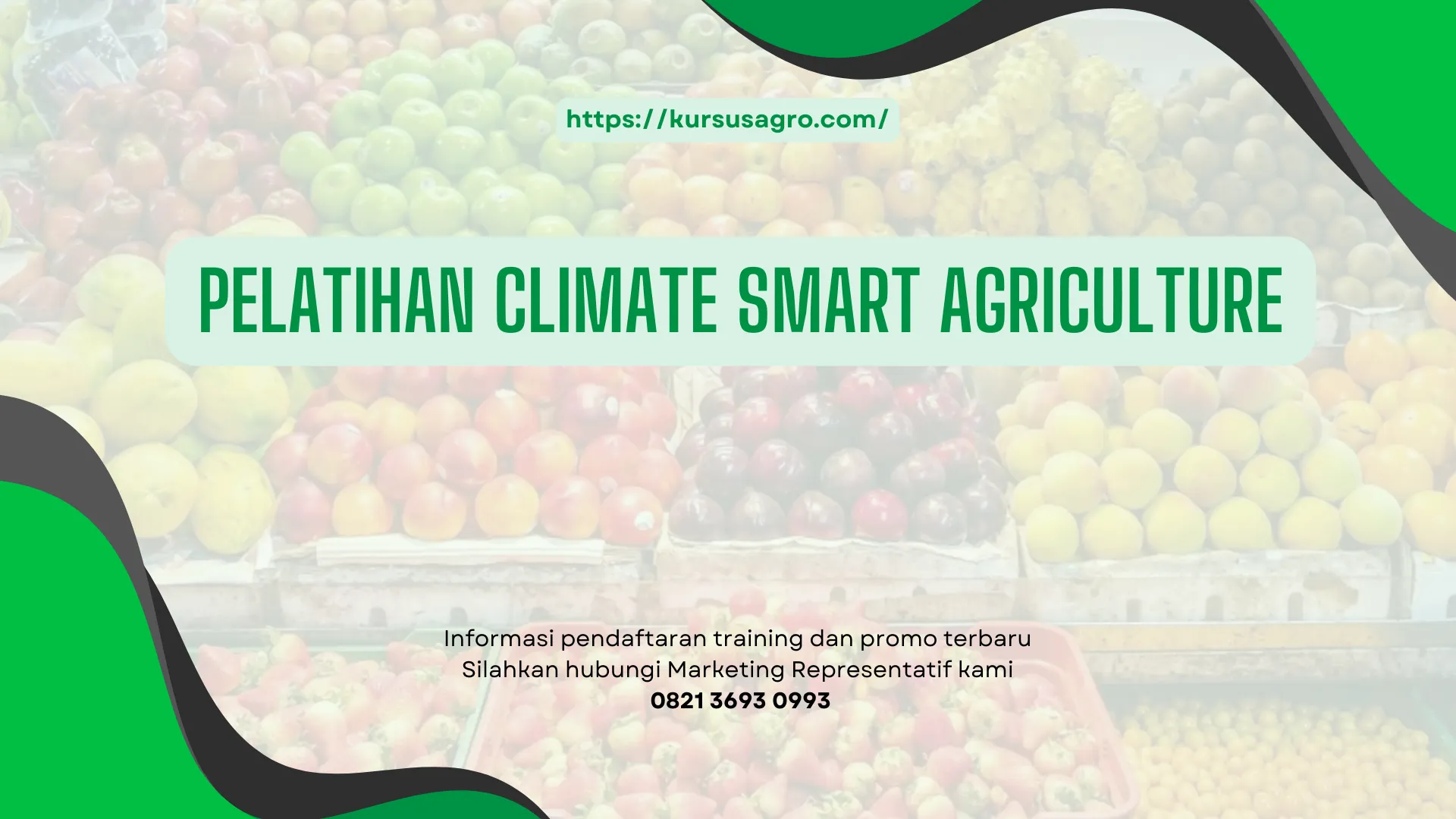 PELATIHAN PELATIHAN CLIMATE SMART AGRICULTURE JAKARTA