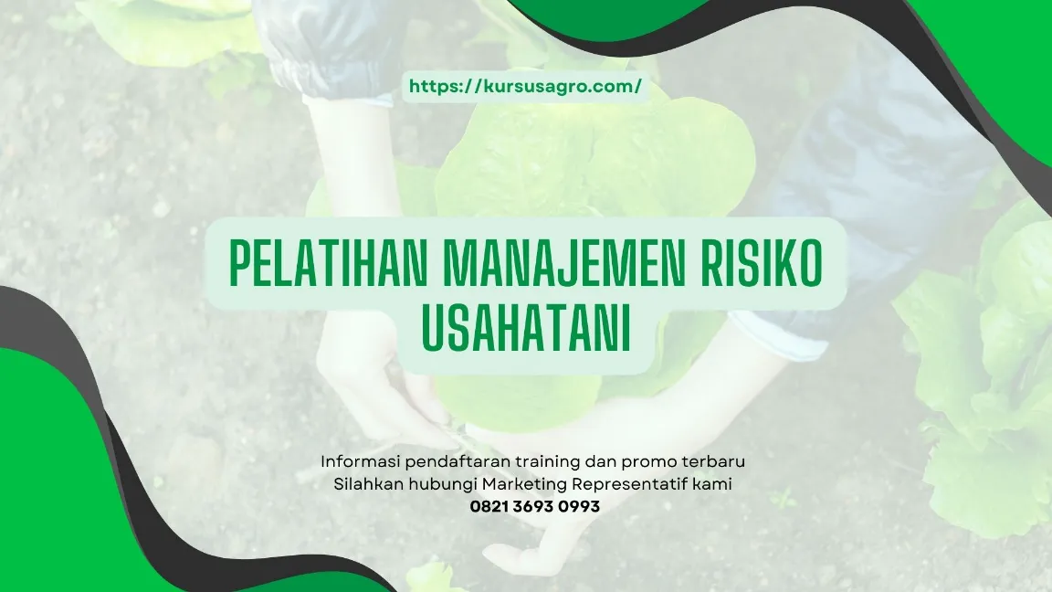 TRAINING MANAJEMEN RISIKO USAHATANI JOGJA